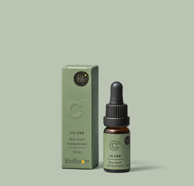 1 % Bio CBD Öl - 10 ml - Bio Hanf Vollextrakt