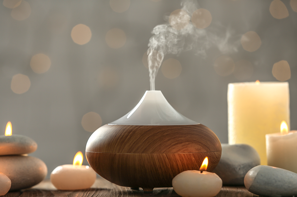 Bio Aromatheraphie im Diffusor Bio Aromatheraphie im Diffusor
